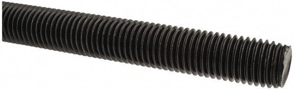 Threaded Rod: 3/4-10, 6' Long, Medium Carbon Steel