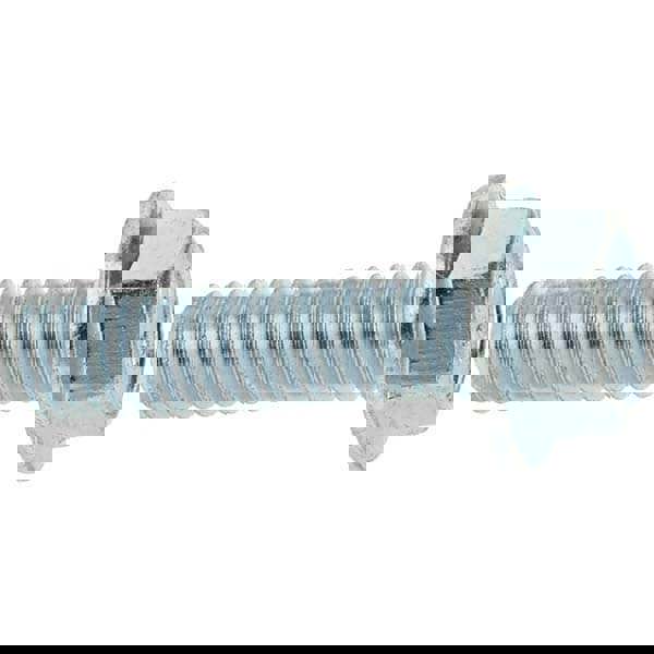 Smooth Flange Bolt: M8 x 1.25 Metric, 30 mm Length Under Head