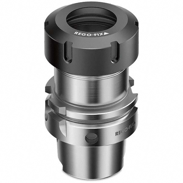 Collet Chuck: 2 to 20 mm Capacity, ER Collet, Hollow Taper Shank