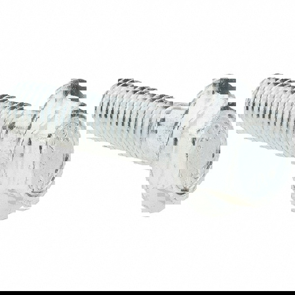 Smooth Flange Bolt: M8 x 1.25 Metric, 35 mm Length Under Head, Partially Threaded