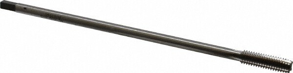Extension Tap: 3/8-16, 4 Flutes, H3, Bright/Uncoated, High Speed Steel, Spiral Point