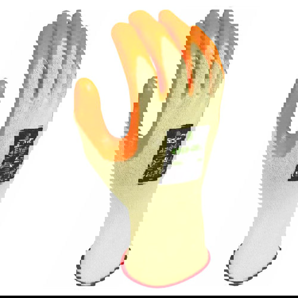 Cut, Puncture & Abrasive-Resistant Gloves: Size S, ANSI Cut A4, ANSI Puncture 2, Nitrile, Kevlar