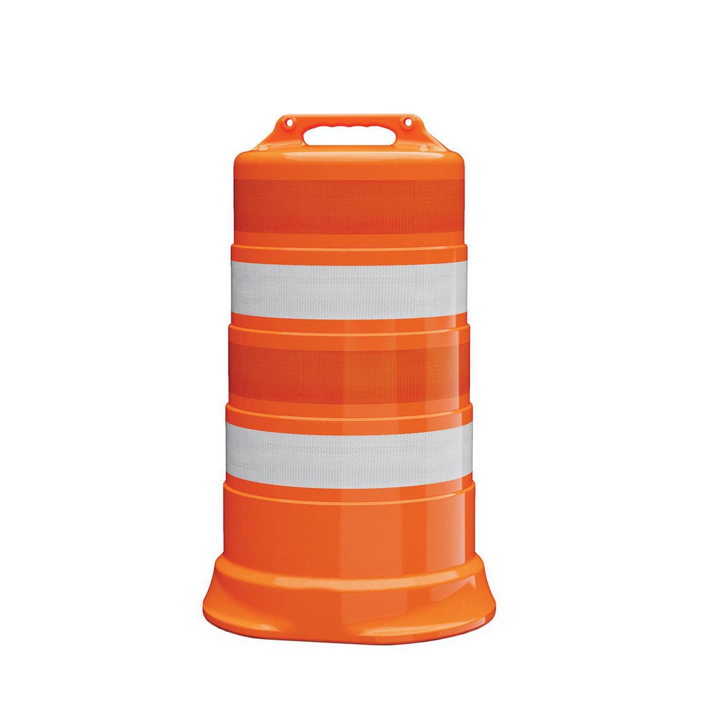 Traffic Barrels, Delineators & Posts; Reflective: Yes ; Base Needed: Yes ; Compliance: MASH Compliant; MUTCD Standards ; Collar Three Width (Inch): 4 ; Collar Two Width (Inch): 4 ; Collar Four Width (Inch): 4