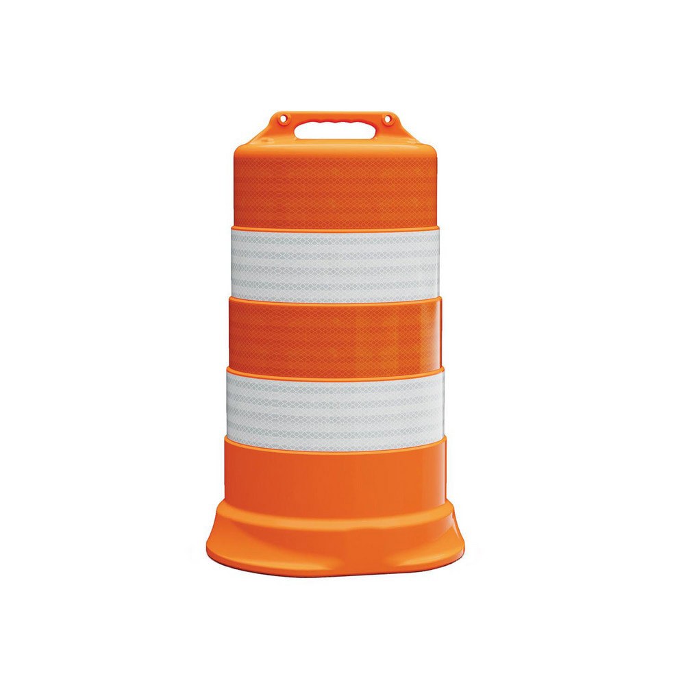 Traffic Barrels, Delineators & Posts; Reflective: Yes ; Base Needed: Yes ; Compliance: MASH Compliant; MUTCD Standards ; Collar Three Width (Inch): 6 ; Collar Two Width (Inch): 6 ; Collar Four Width (Inch): 6