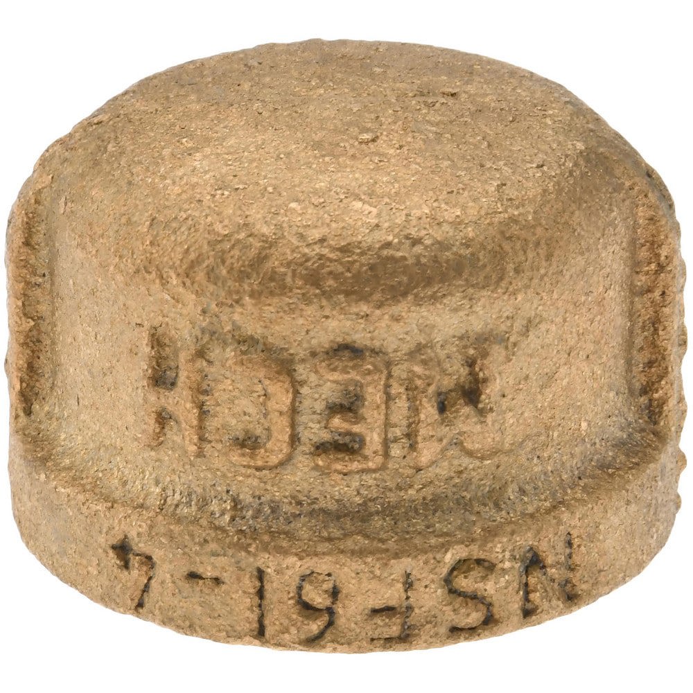 Brass Pipe End Cap: 1/2