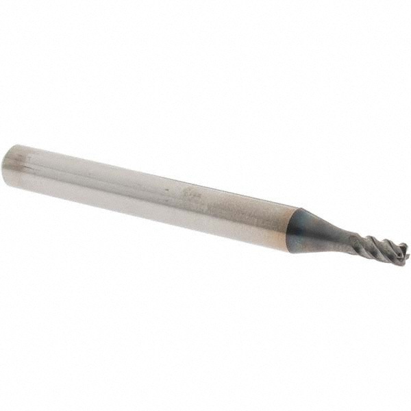 Corner Radius End Mill: 3 mm Dia, 5 mm L