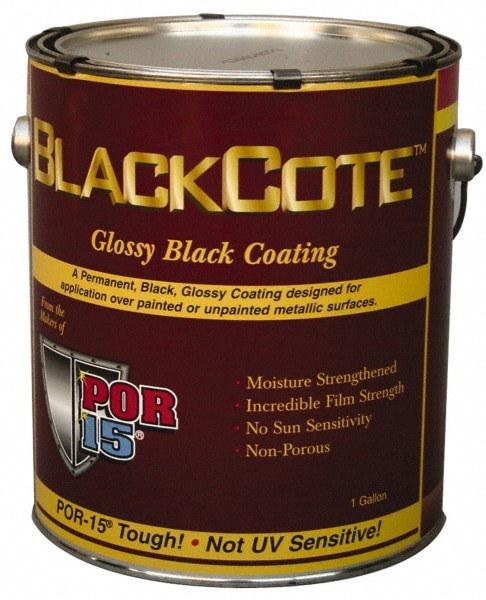 Automotive Topcoats; Container Size: 1 gal ; Container Type: Can with Handle ; Color: Black ; Product Service Code: 8010 ; UNSPSC Code: 31211504