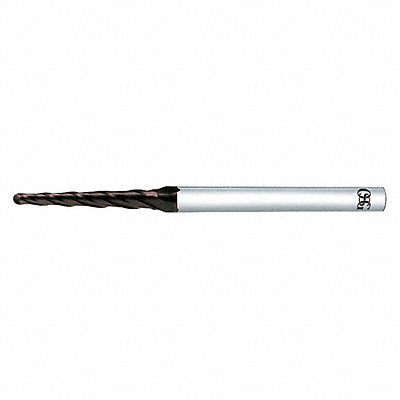 Tapered End Mill: 2 &deg; per Side, 0.0787