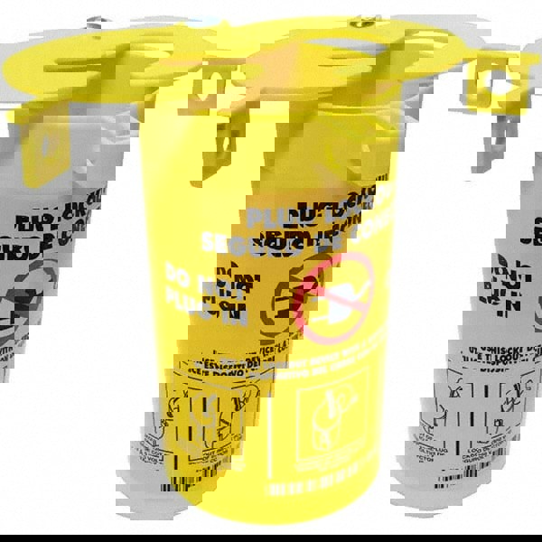 Plug Lockout: 1 Padlock, Plastic, 1/4