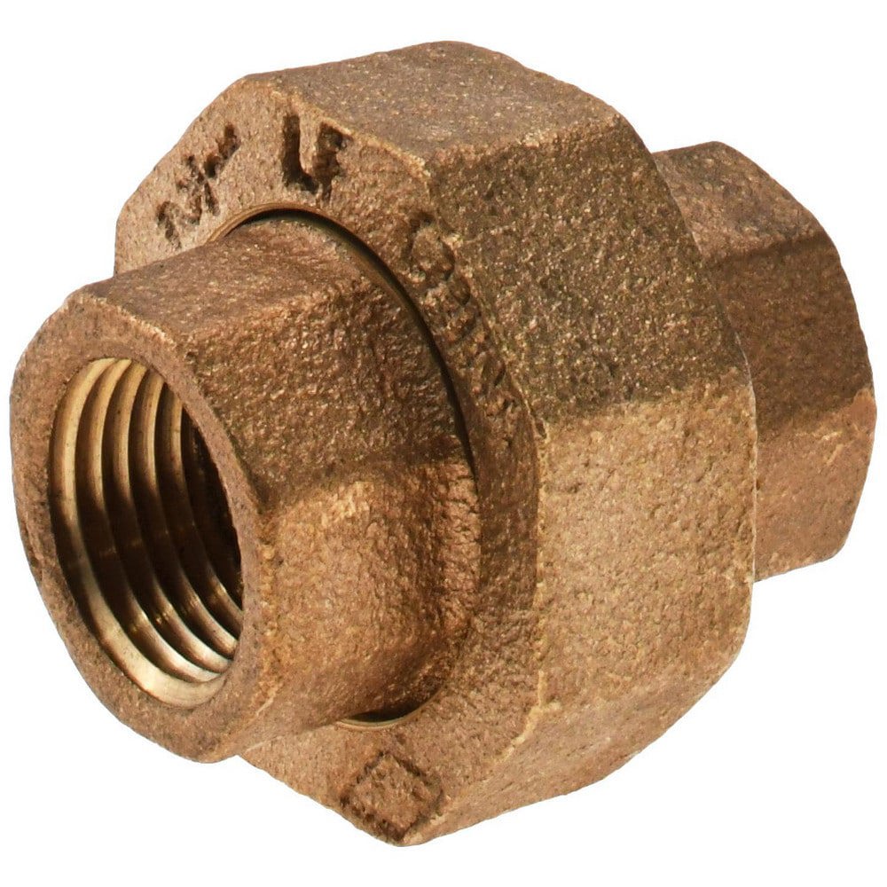 Brass Pipe Union: 1/2