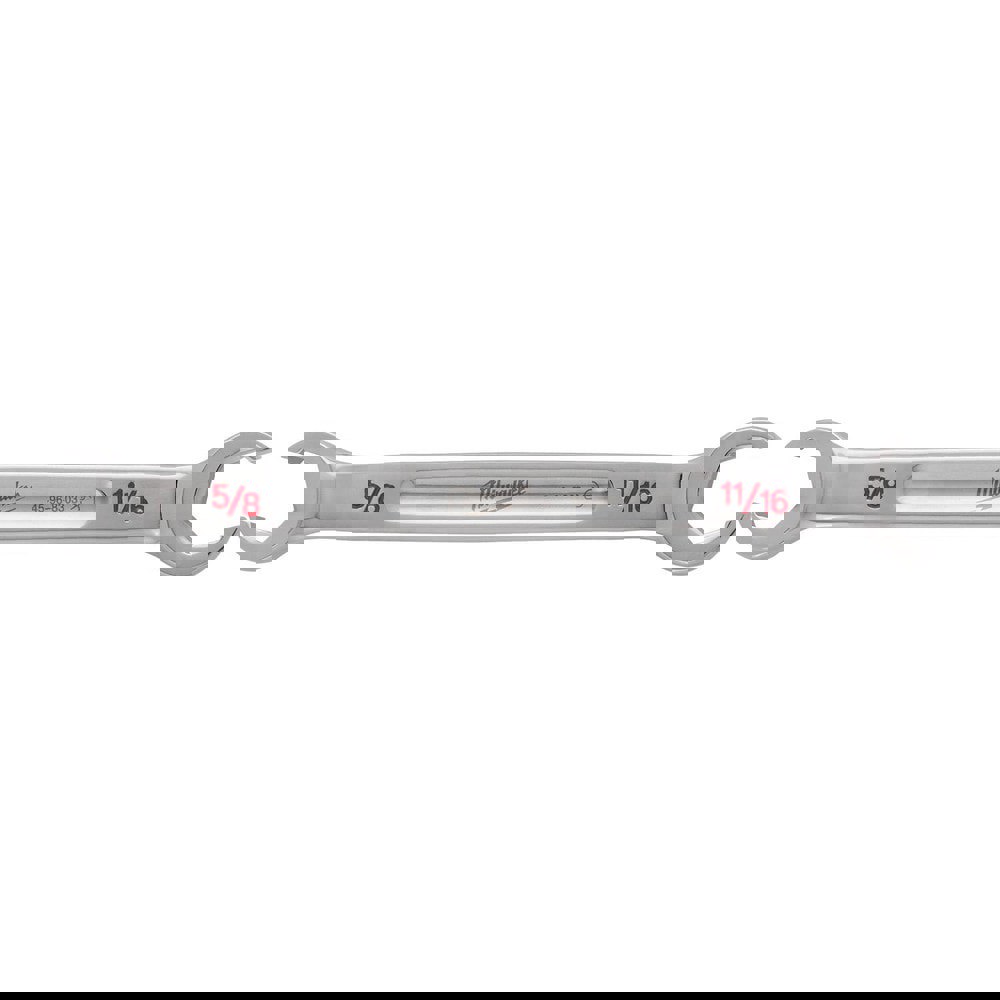 Flare Nut Wrenches; Wrench Type: Open End ; Wrench Size: 5/8x11/16 in ; Head Type: Straight ; Double/Single End: Double ; Opening Type: 6-Point Flare Nut ; Material: Steel