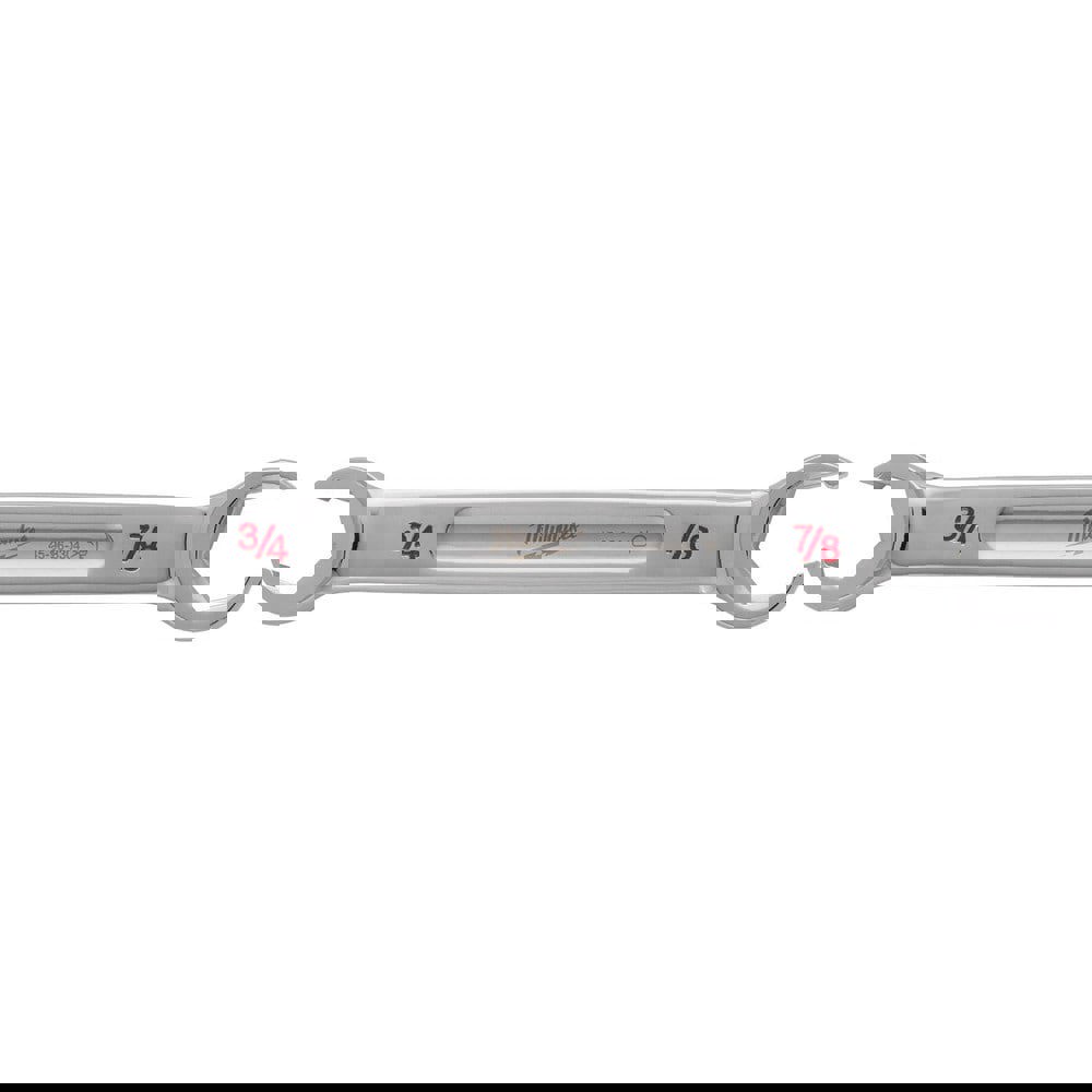 Flare Nut Wrenches; Wrench Type: Open End ; Wrench Size: 3/4x7/8 in ; Head Type: Straight ; Double/Single End: Double ; Opening Type: 6-Point Flare Nut ; Material: Steel
