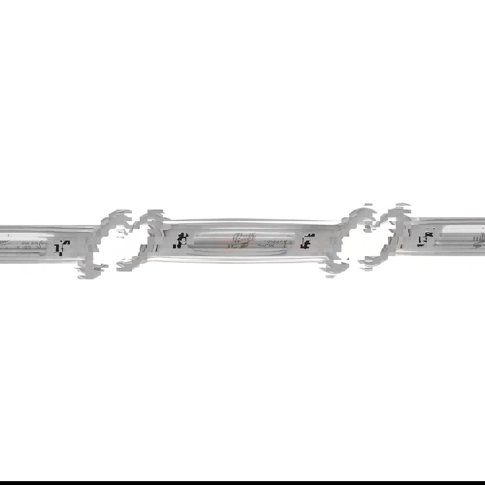 Flare Nut Wrenches; Wrench Type: Open End ; Wrench Size: 13x14 mm ; Head Type: Straight ; Double/Single End: Double ; Opening Type: 6-Point Flare Nut ; Material: Steel