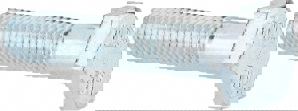 Hex Head Cap Screw: M6x1, 30.00 mm Length Under Head, Grade 10.9 Steel, Zinc Finish