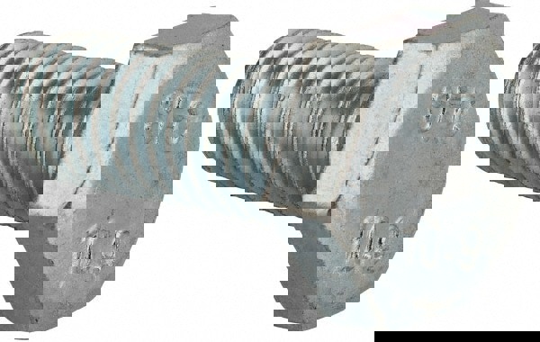 Hex Head Cap Screw: M10x1.5, 25.00 mm Length Under Head, Grade 10.9 Steel, Zinc Finish