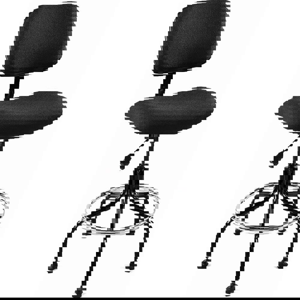 Task Chair: Cloth, Black