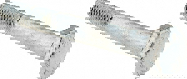 Hex Head Cap Screw: M10x1.5, 80.00 mm Length Under Head, Grade 10.9 Steel, Zinc Finish