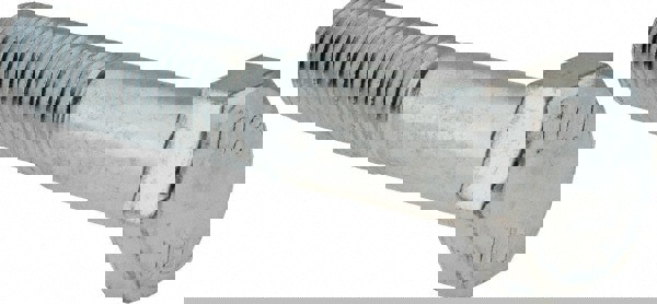 Hex Head Cap Screw: M16x2, 80.00 mm Length Under Head, Grade 10.9 Steel, Zinc Finish