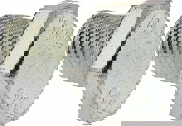 Hex Head Cap Screw: M20x2.5, 35.00 mm Length Under Head, Grade 10.9 Steel, Zinc Finish