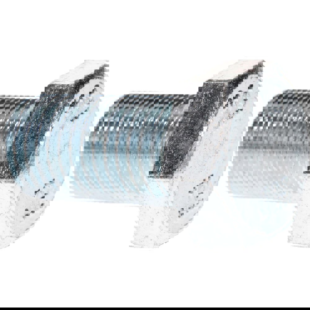 Hex Head Cap Screw: M20x2.5, 40.00 mm Length Under Head, Grade 10.9 Steel, Zinc Finish