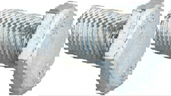 Hex Head Cap Screw: M20x2.5, 55.00 mm Length Under Head, Grade 10.9 Steel, Zinc Finish