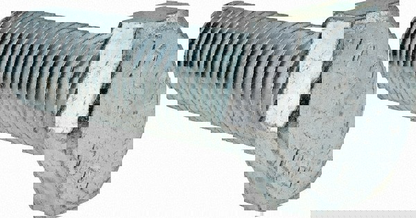 Hex Head Cap Screw: M24x3, 80.00 mm Length Under Head, Grade 10.9 Steel, Zinc Finish