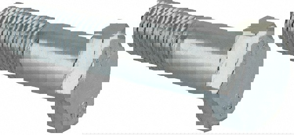 Hex Head Cap Screw: M24 x 3.00 x 110 mm, Grade 10.9 Steel, Zinc-Plated