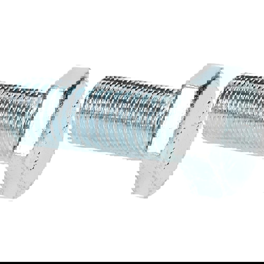 Hex Head Cap Screw: M14x2, 40.00 mm Length Under Head, Grade 10.9 Steel, Zinc Finish