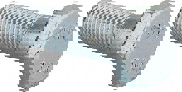 Hex Head Cap Screw: M14x2, 50.00 mm Length Under Head, Grade 10.9 Steel, Zinc Finish