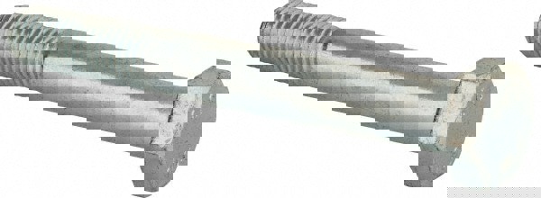 Hex Head Cap Screw: M14x2, 110.00 mm Length Under Head, Grade 10.9 Steel, Zinc Finish