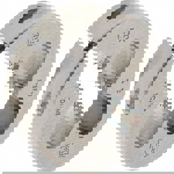 Round Die: M8x1.25, 25 mm OD, High Speed Steel