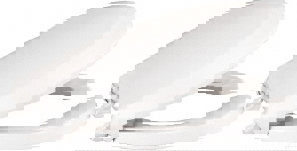 16-3/4 Inch Long, 1-3/4 Inch Inside Width, Polypropylene, Regular, Open Front with Cover, Toilet Seat