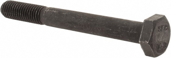 Hex Head Cap Screw: M10x1.5, 90.00 mm Length Under Head, Grade 10.9 Steel, Bright/Uncoated Finish