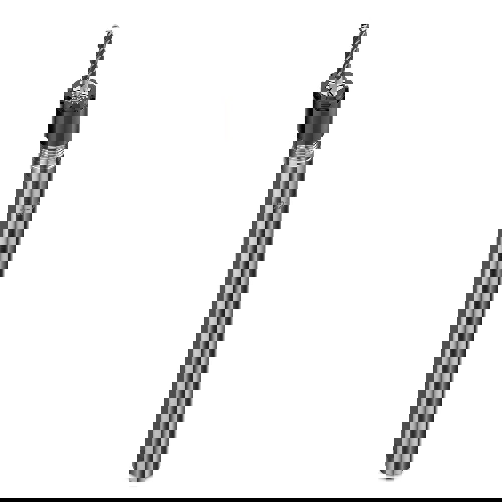 Collet Chuck: 0.5 to 5 mm Capacity, ER Collet, 12 mm Shank Dia, Straight Shank