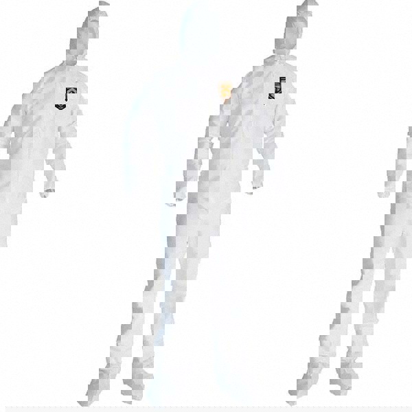 Disposable Coveralls: Size X-Large, SMS, Zipper Closure