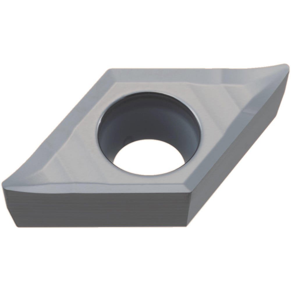 Turning Inserts; Relief Angle: 7.000 ; Insert Style: DCGT ; Corner Radius (mm): 0.20 ; Corner Radius (Decimal Inch): 0.0079 ; Included Angle: 55.00 ; Manufacturer Grade: HTI10