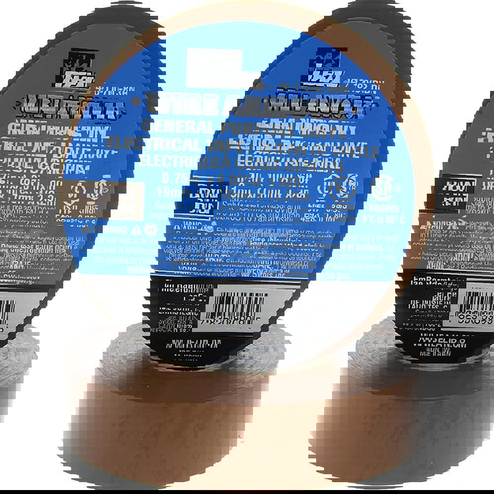 Vinyl Film Electrical Tape: 3/4