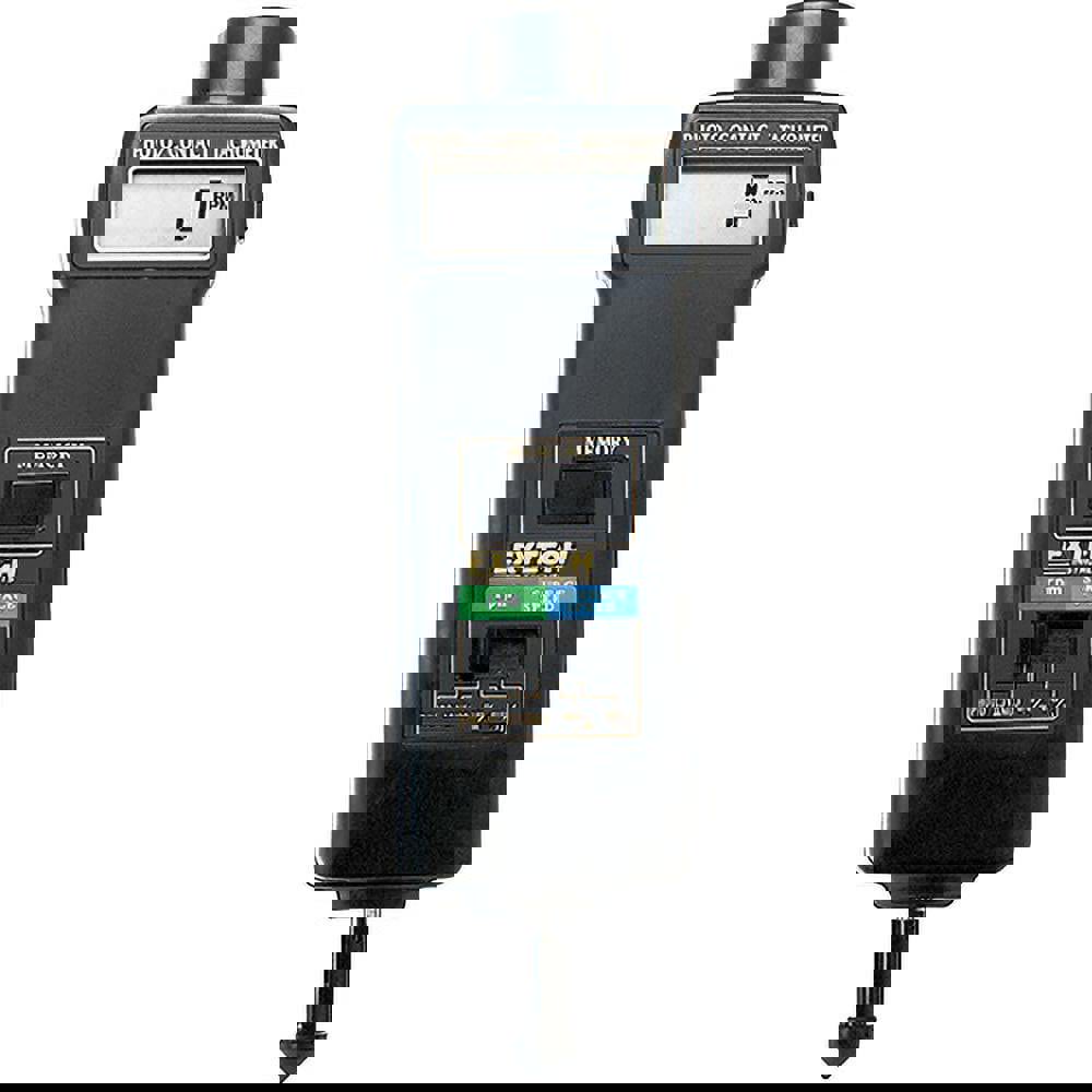 Accurate up to 0.05%, 0.1 (5 to 999.9) and 1 (1,000 to 99,999) RPM Resolution, Contact Tachometer