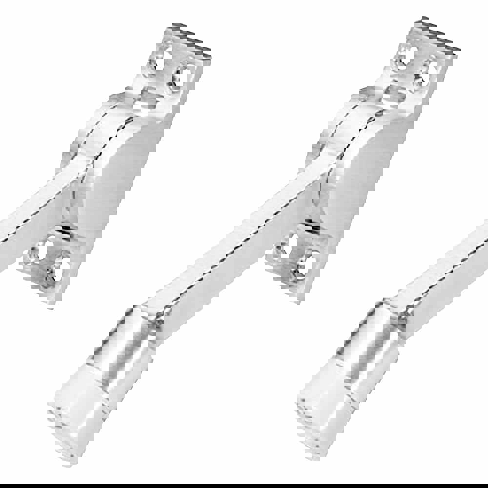 Stops; Type: Kick Down Floor Stop ; Finish/Coating: Satin Chrome ; Projection: 3-5/8 (Inch); Mount Type: Floor