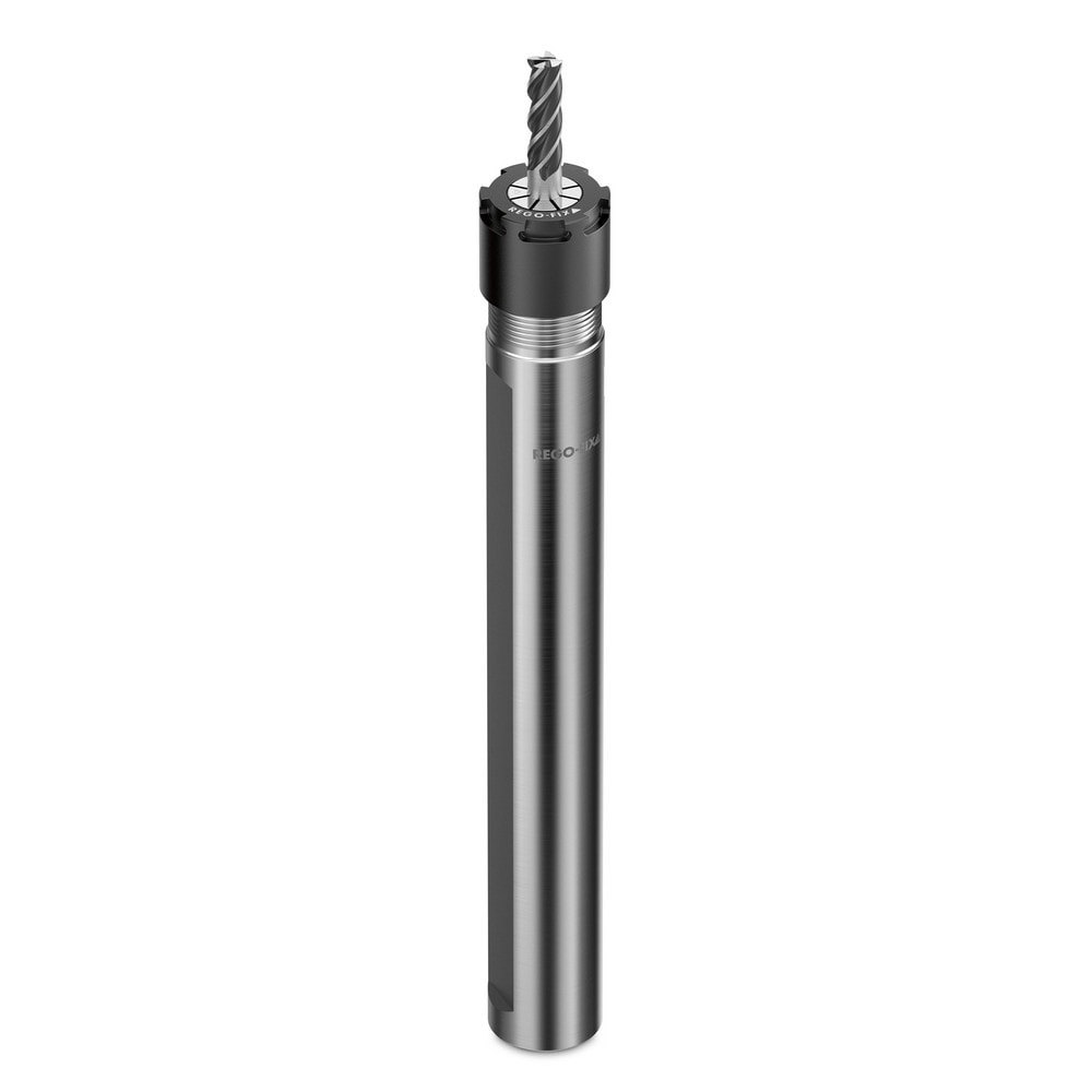 Collet Chuck: 0.5 to 7 mm Capacity, ER Collet, 20 mm Shank Dia, Straight Shank