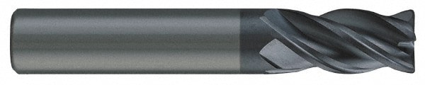 Square End Mill: 0.7874'' Dia, 1.4961'' LOC, 4 Flutes, Solid Carbide