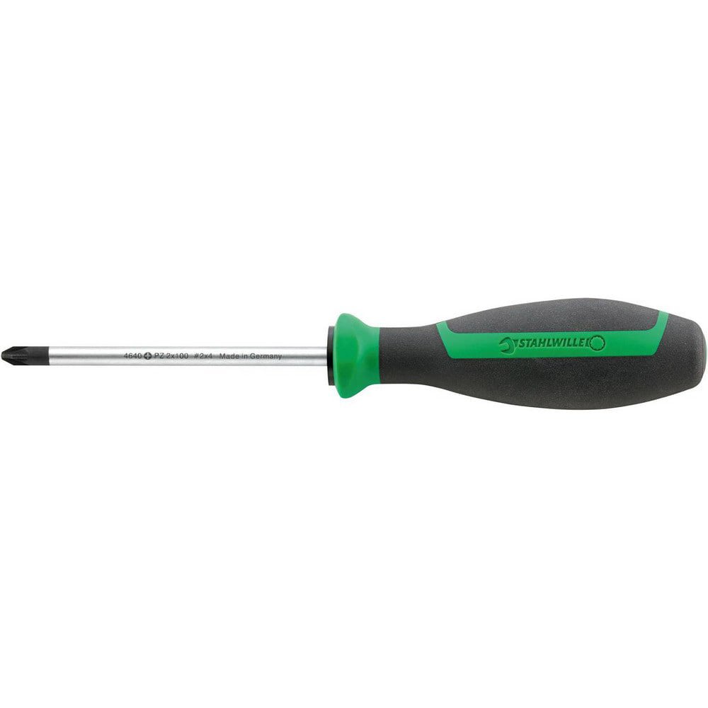 Precision & Specialty Screwdrivers; Tool Type: Pozidriv Screwdriver ; Blade Length: 3 ; Overall Length: 7.25 ; Shaft Length: 80mm ; Handle Length: 185mm ; Handle Color: Green; Black