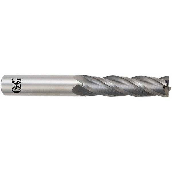 Square End Mill: 0.315'' Dia, 1.1417'' LOC, 4 Flutes, Solid Carbide