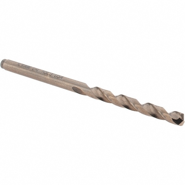 Jobber Length Drill Bit: 3.30 mm (0.1299) Dia, 135 deg, Cobalt