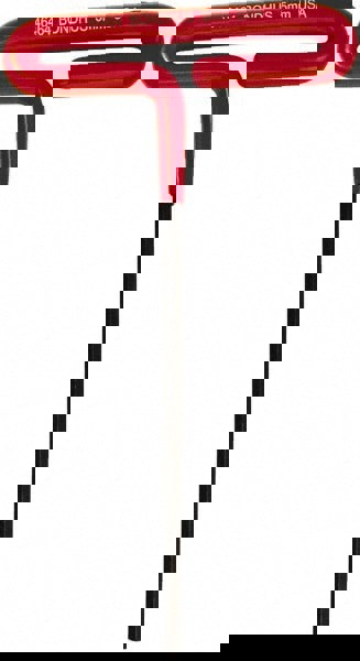 Hex Key: 5.00 mm Hex, Hex End, T-Handle Cushion Grip