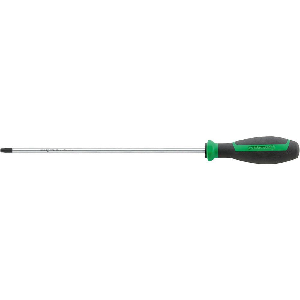 Precision & Specialty Screwdrivers; Tool Type: Torx Screwdriver ; Blade Length: 10 ; Overall Length: 14.00 ; Shaft Length: 115mm ; Handle Length: 230mm ; Handle Color: Green; Black