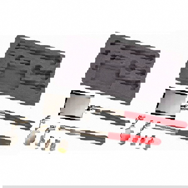 Inspection Mirror Sets; Mirror Shape: Square ; Features: Magnifying ; Magnetic: Yes