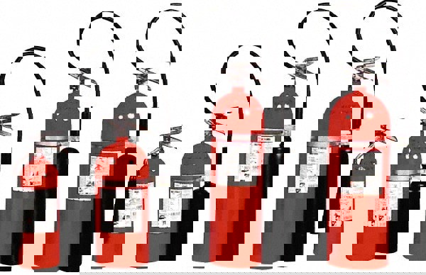 Strap Bracket: Class BC, Carbon Dioxide & Dry Chemical, 8