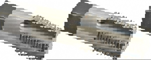 1/2-14 NPT, 5 Flutes, Bright Finish, High Speed Steel, Interrupted Thread Pipe Tap