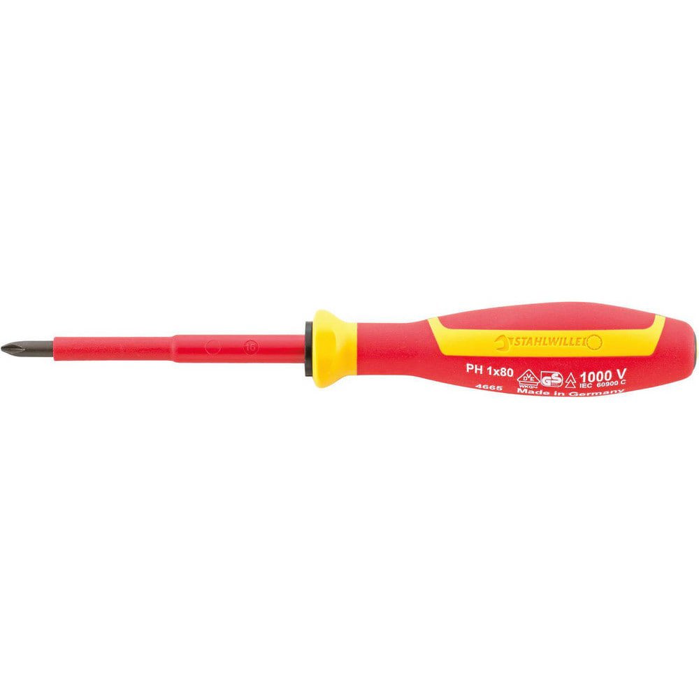 Precision & Specialty Screwdrivers; Tool Type: Precision Phillips Screwdriver ; Phillips Point Size: 2 ; Blade Length: 4 ; Overall Length: 8.50 ; Shaft Length: 100mm ; Handle Length: 215mm